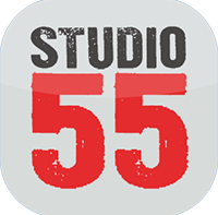 Studio 55 App Icon ALT Reversed 200px